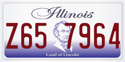 IL license plate Z657964