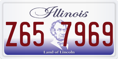 IL license plate Z657969