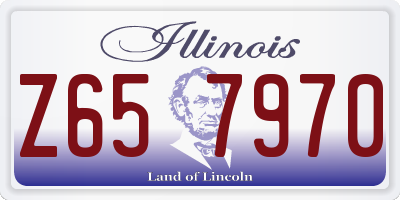 IL license plate Z657970