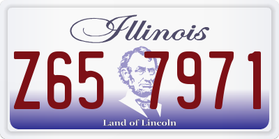 IL license plate Z657971