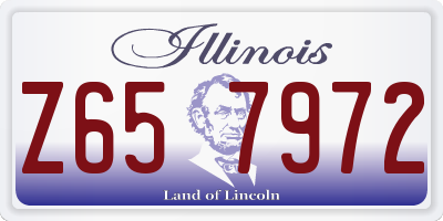 IL license plate Z657972
