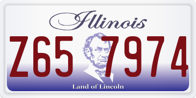 IL license plate Z657974