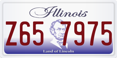 IL license plate Z657975