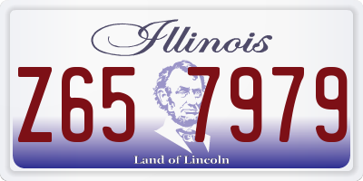 IL license plate Z657979