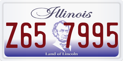 IL license plate Z657995