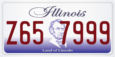 IL license plate Z657999