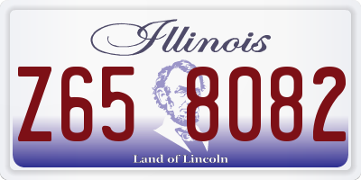 IL license plate Z658082