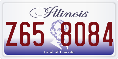 IL license plate Z658084