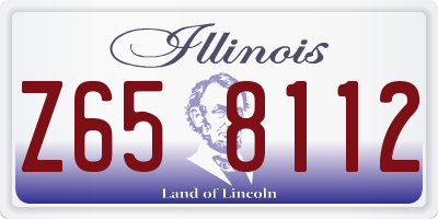 IL license plate Z658112