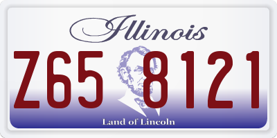 IL license plate Z658121