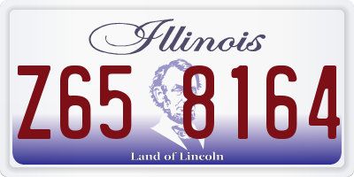 IL license plate Z658164