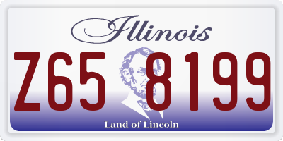 IL license plate Z658199