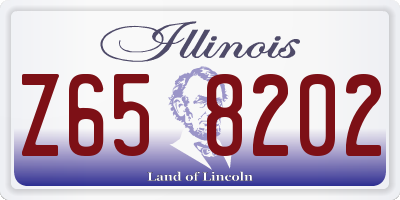 IL license plate Z658202