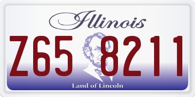 IL license plate Z658211