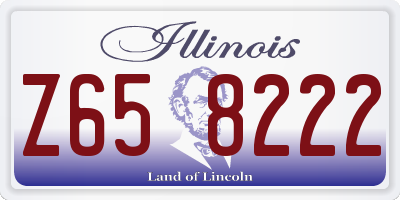 IL license plate Z658222