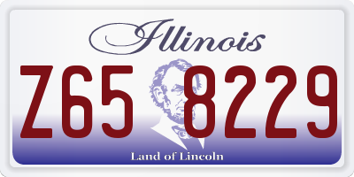 IL license plate Z658229