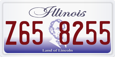 IL license plate Z658255
