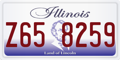 IL license plate Z658259