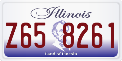 IL license plate Z658261