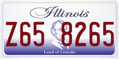 IL license plate Z658265