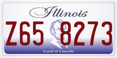 IL license plate Z658273