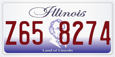IL license plate Z658274