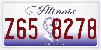 IL license plate Z658278