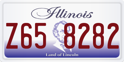 IL license plate Z658282