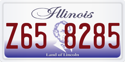 IL license plate Z658285