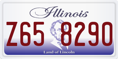 IL license plate Z658290