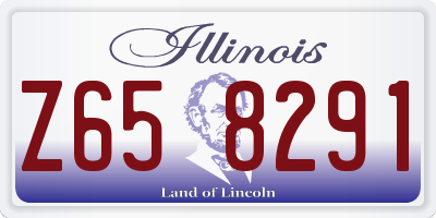 IL license plate Z658291