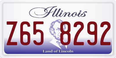 IL license plate Z658292