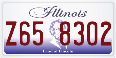 IL license plate Z658302