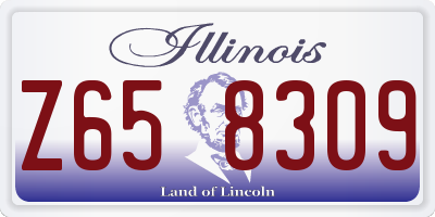 IL license plate Z658309