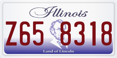 IL license plate Z658318