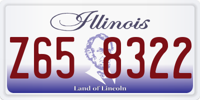 IL license plate Z658322