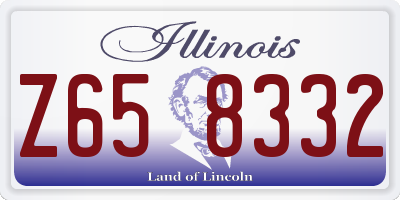 IL license plate Z658332