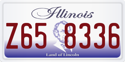IL license plate Z658336