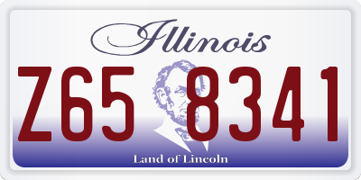 IL license plate Z658341