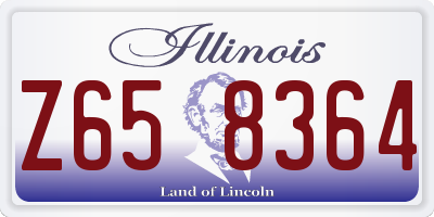 IL license plate Z658364