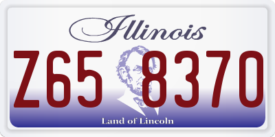 IL license plate Z658370
