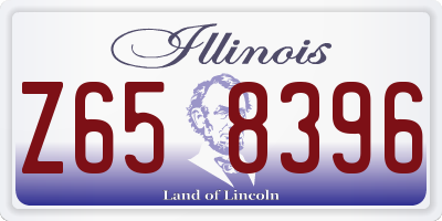 IL license plate Z658396