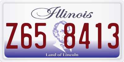 IL license plate Z658413