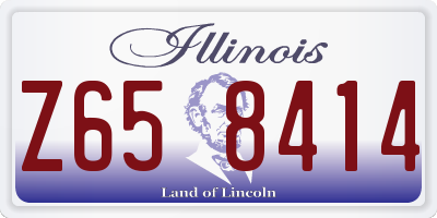IL license plate Z658414