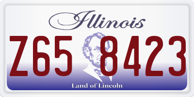 IL license plate Z658423