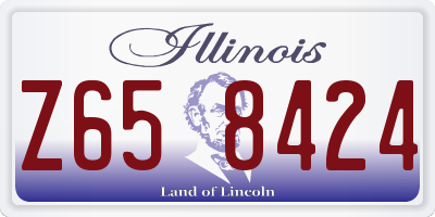 IL license plate Z658424
