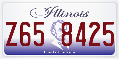 IL license plate Z658425