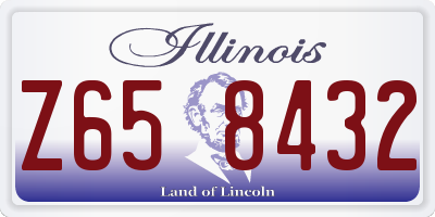 IL license plate Z658432