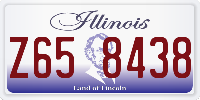 IL license plate Z658438