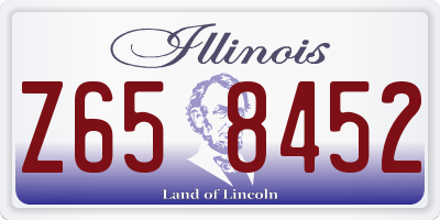 IL license plate Z658452